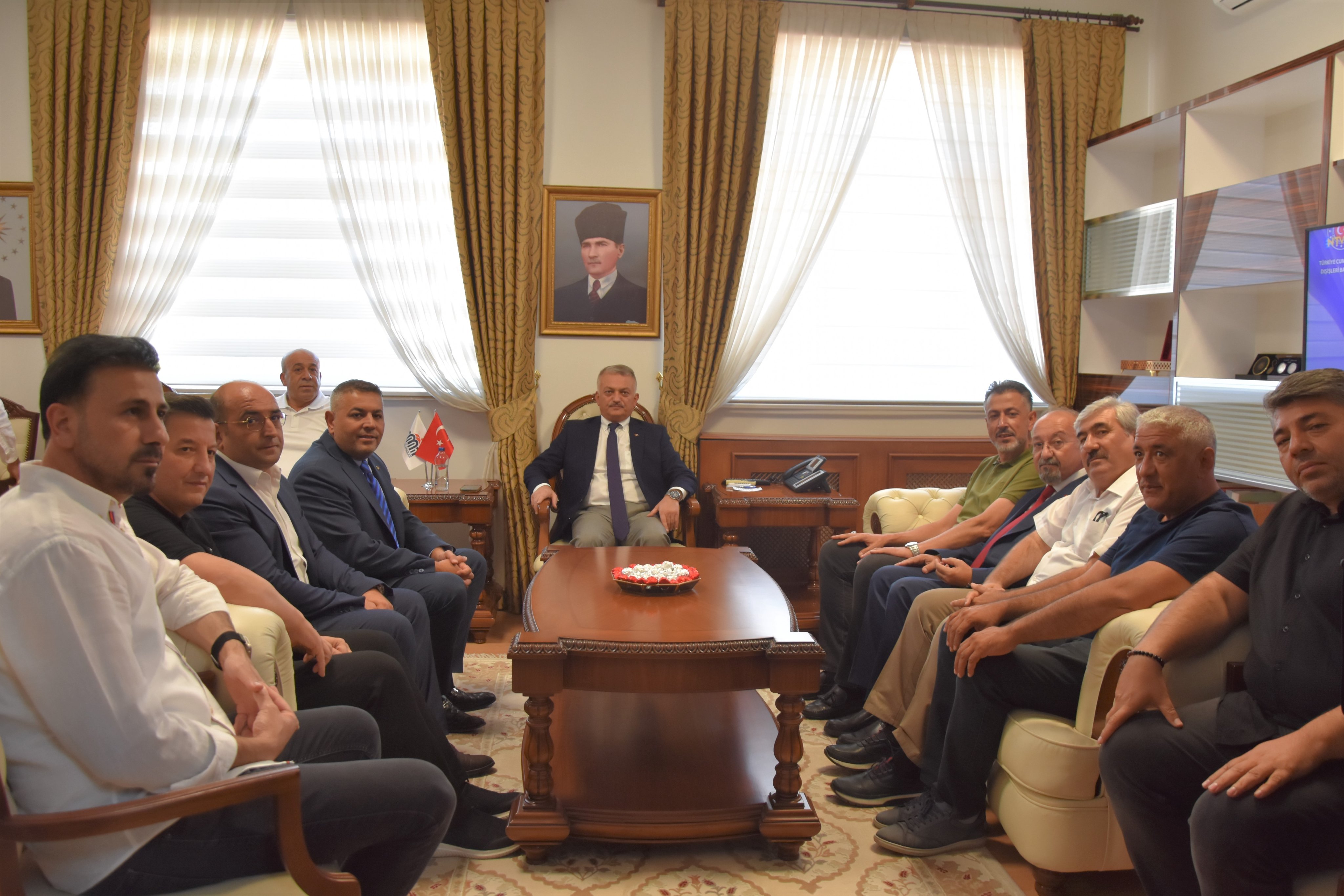 Başkan Sadıkoğlu’ndan Vali Yazıcı’ya Hayırlı Olsun Ziyareti