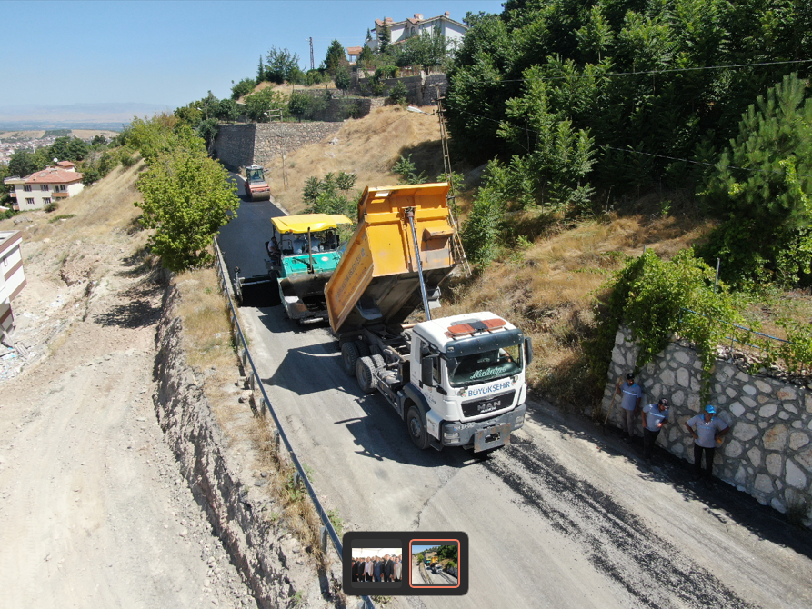 Büyükşehir Belediyesi Yıldıztepe’de Asfalt Çalışmalarını Sürdürüyor