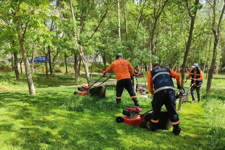 Çankaya’da Parklar Yaza Hazırlanıyor