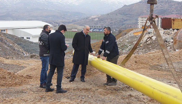 Hekimhan Doğalgaza kavuşuyor!