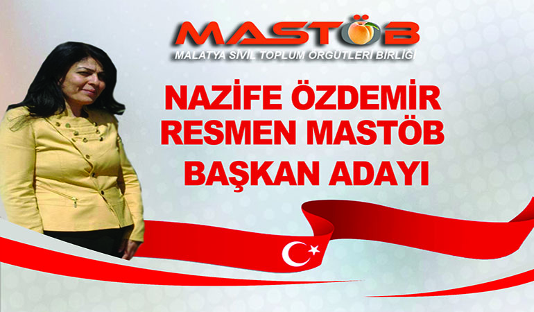 Nazife Özdemir Resmen MASTÖB Başkan Adayı